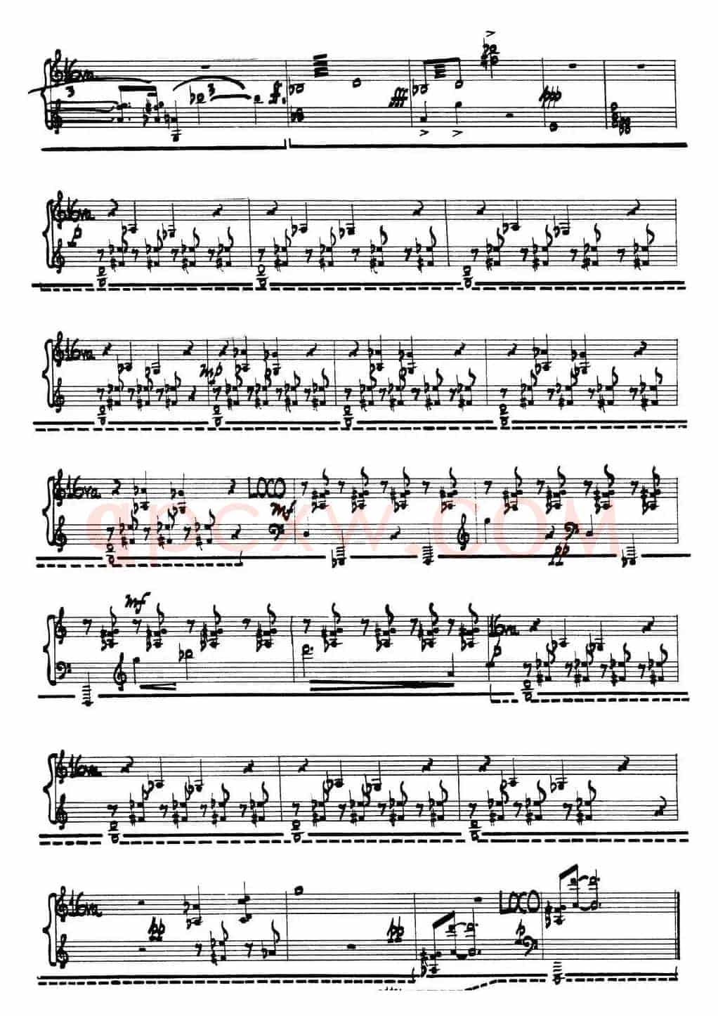 为加料钢琴而作的奏鸣曲与间奏曲（SECOND INTERLUDE）
