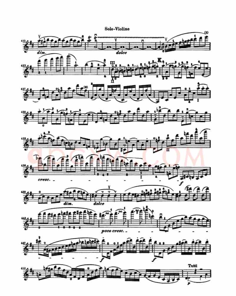 Konzert fur Violine（贝多芬小提琴协奏曲）