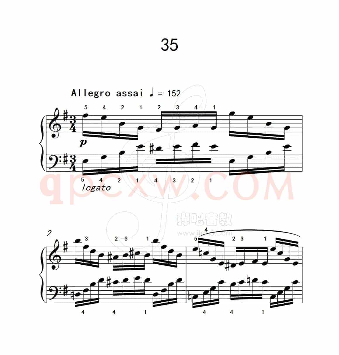 练习曲 35（克拉莫钢琴练习曲60首）