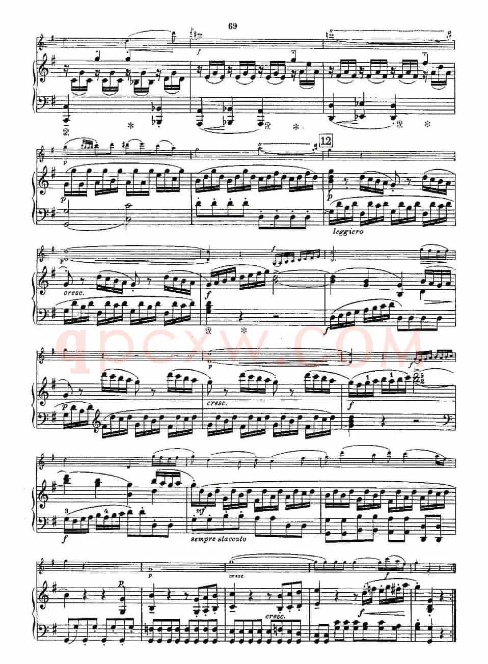 Mozart - Violin Sonata No.6, KV. 301（第六小提琴奏鸣曲）