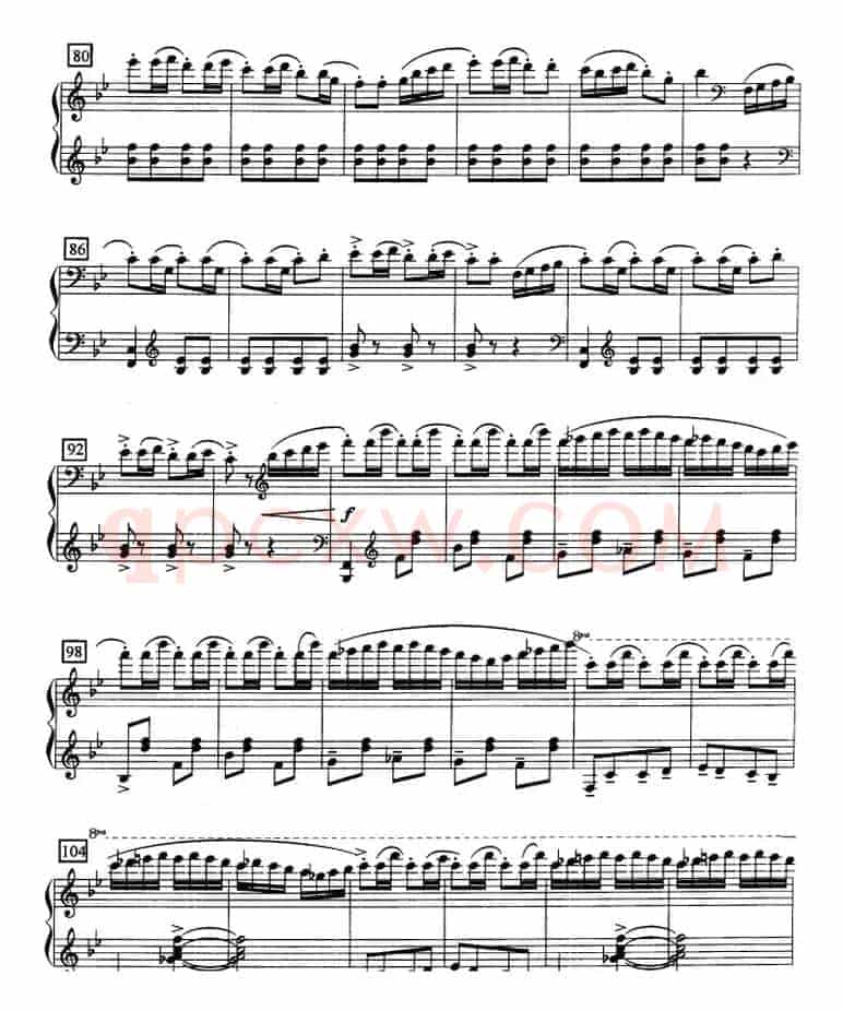 钢琴教程第七级 中外乐曲（春舞）