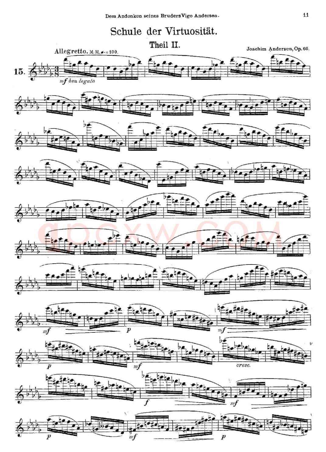 Schule der Virtuosität. Op. 60（15）
