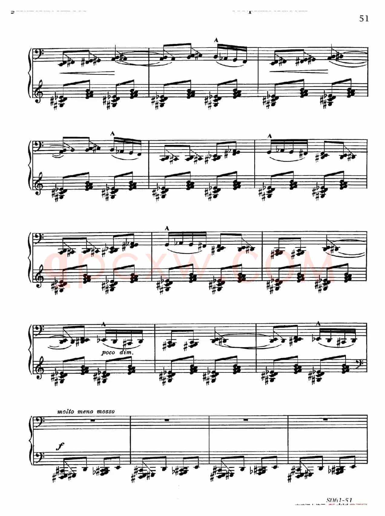 Poems of 1917 Op.41(1917之诗 10. 亡灵之舞)