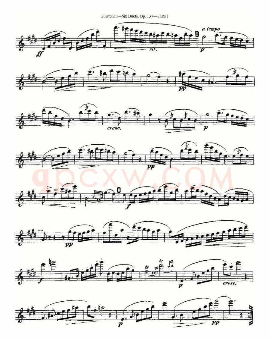 Six Duets, Op.137 之六（二重奏 六首作品 137号）