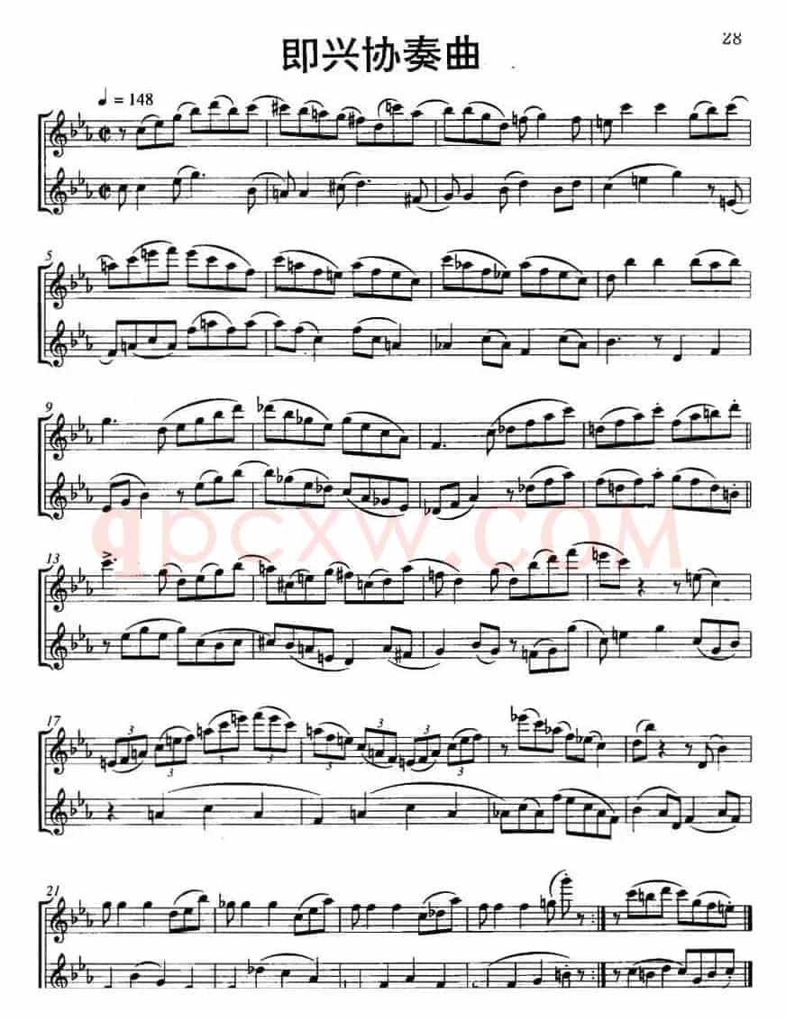 即兴协奏曲（Accord Impro）（二重奏）