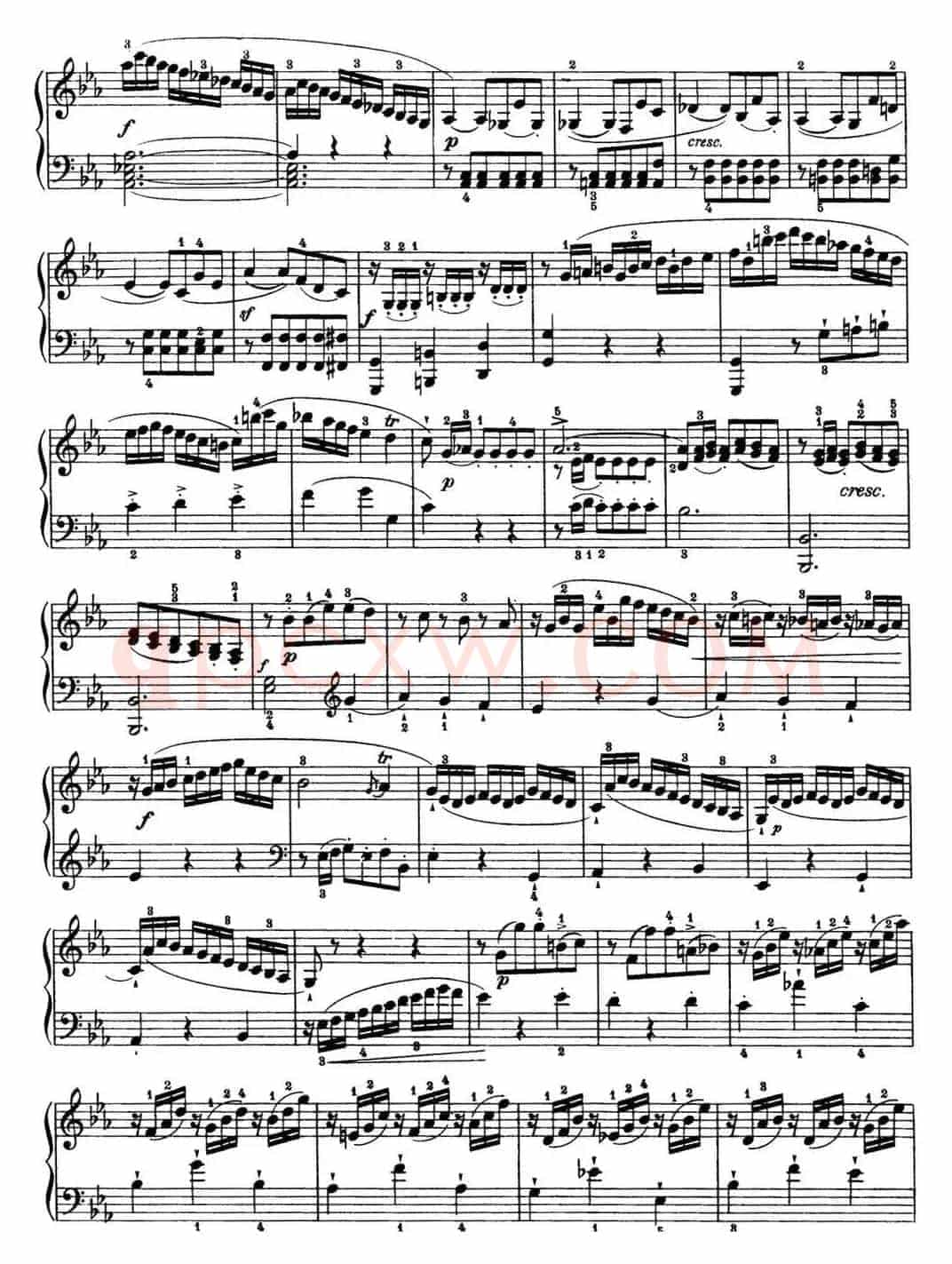 海顿 钢琴奏鸣曲 Hob XVI 45 Divertimento Eb major