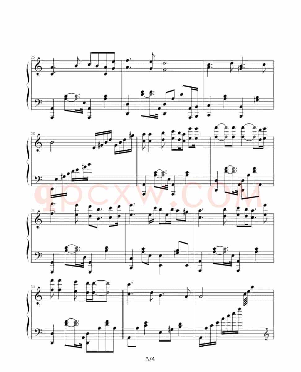 莎芭女王（劳伦特曲、砖头制谱版）