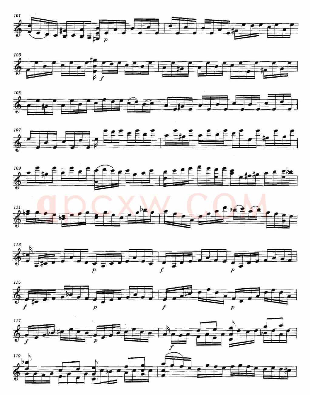 TOCCATA FOR SOLO VIOLIN