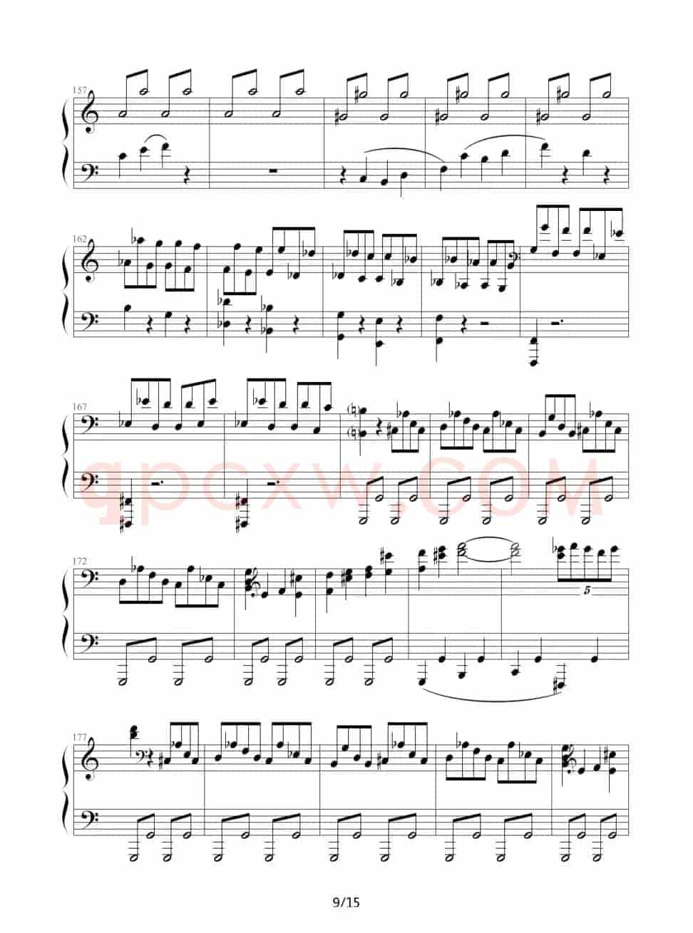 c小调第八钢琴奏鸣曲第一乐章（作品13号“悲怆”）