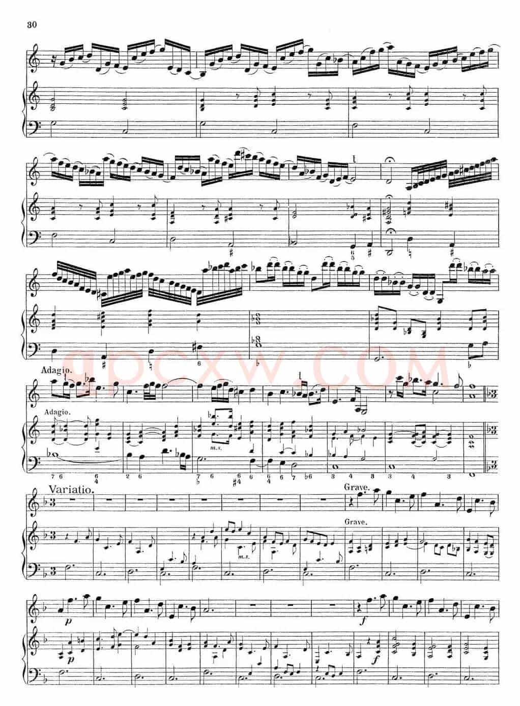 Biber Violin Sonata III（小提琴+钢琴伴奏）