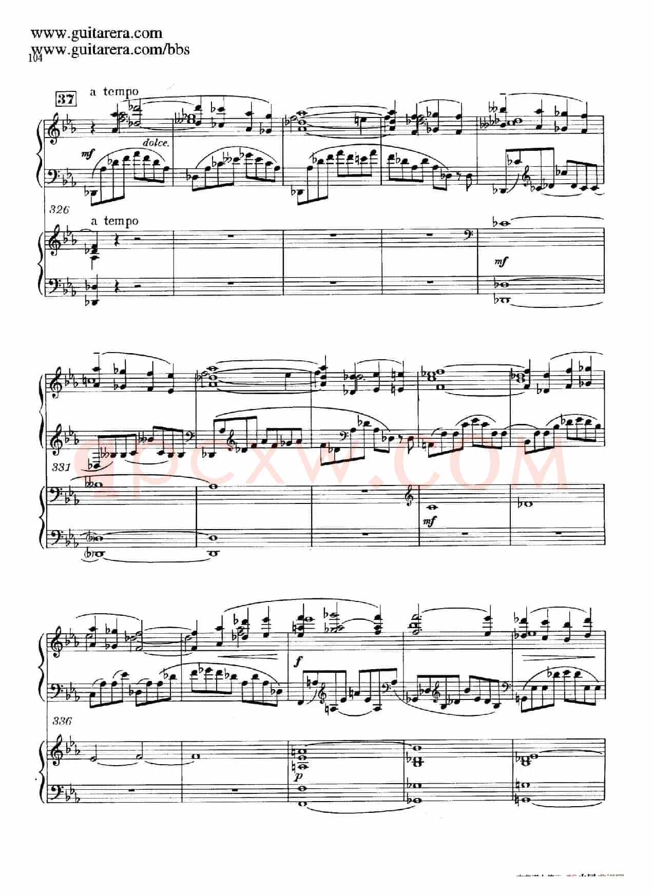 c小调第二钢琴协奏曲 Op.18(双钢琴·第三乐章)