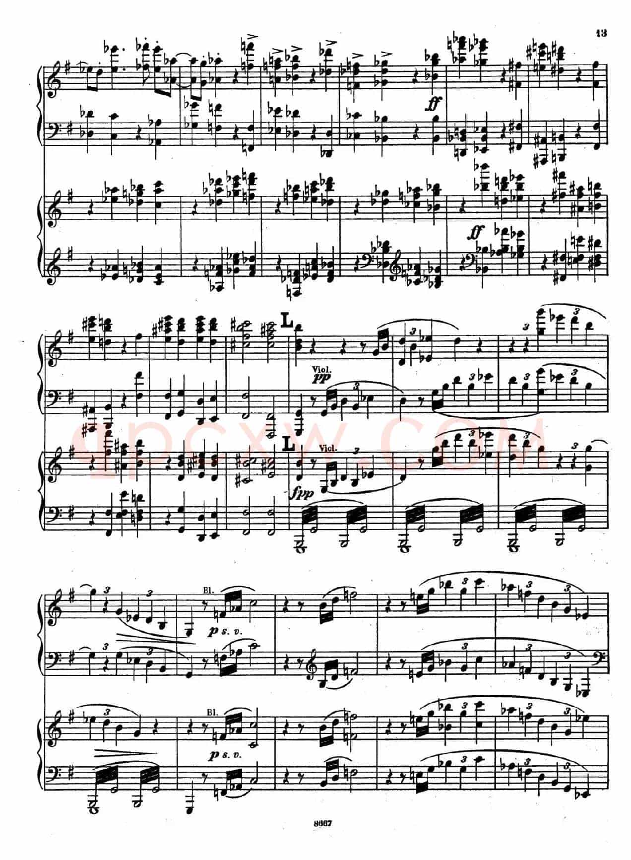Symphony No.4 in e Minor Op.98(e小调第四交响曲·双钢琴)