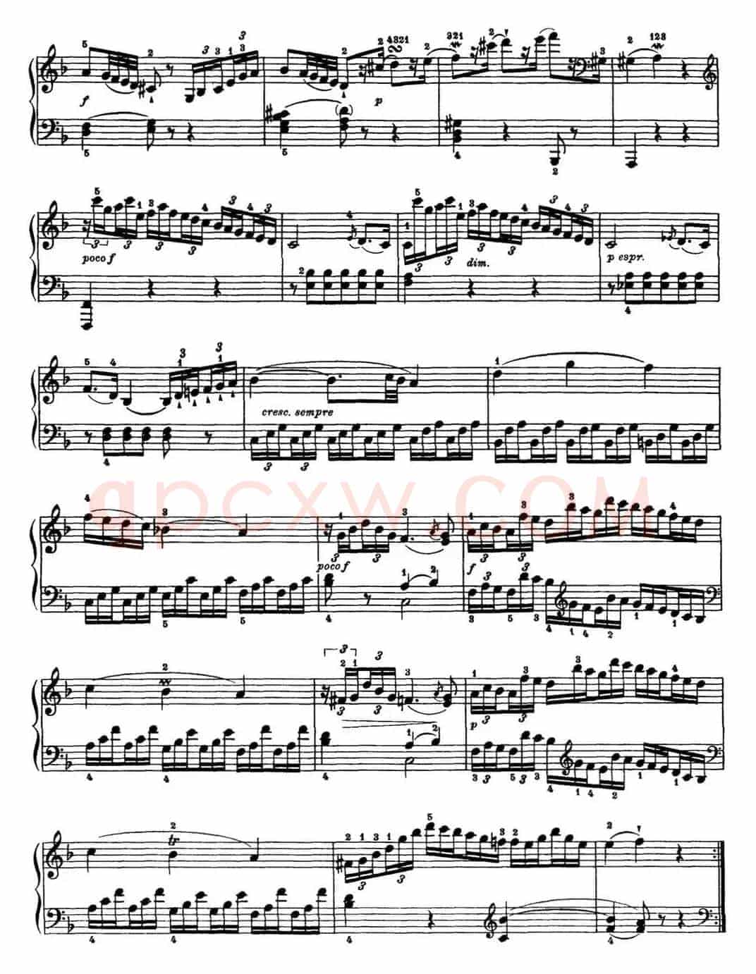 海顿 钢琴奏鸣曲 Hob XVI 33 in D major