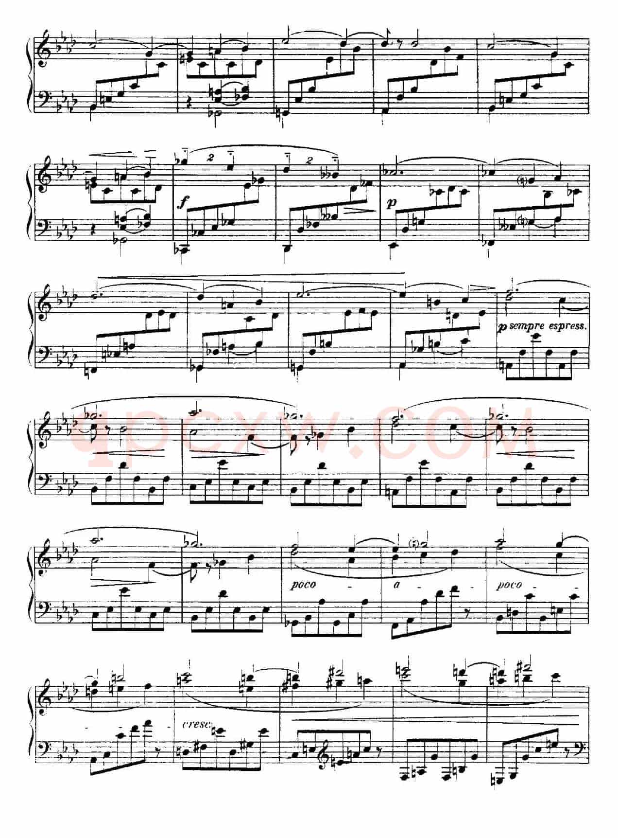 4 Valses Caprice(4首随想圆舞曲)(Op.62 No. 4 in A-flat)