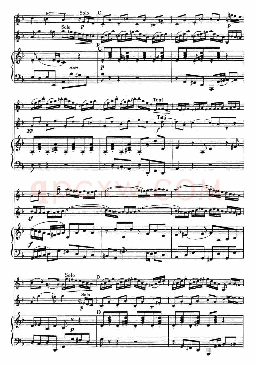铃木小提琴教材第五册（Suzuki Violin School VOLUME 5)(小提琴+钢琴伴奏）