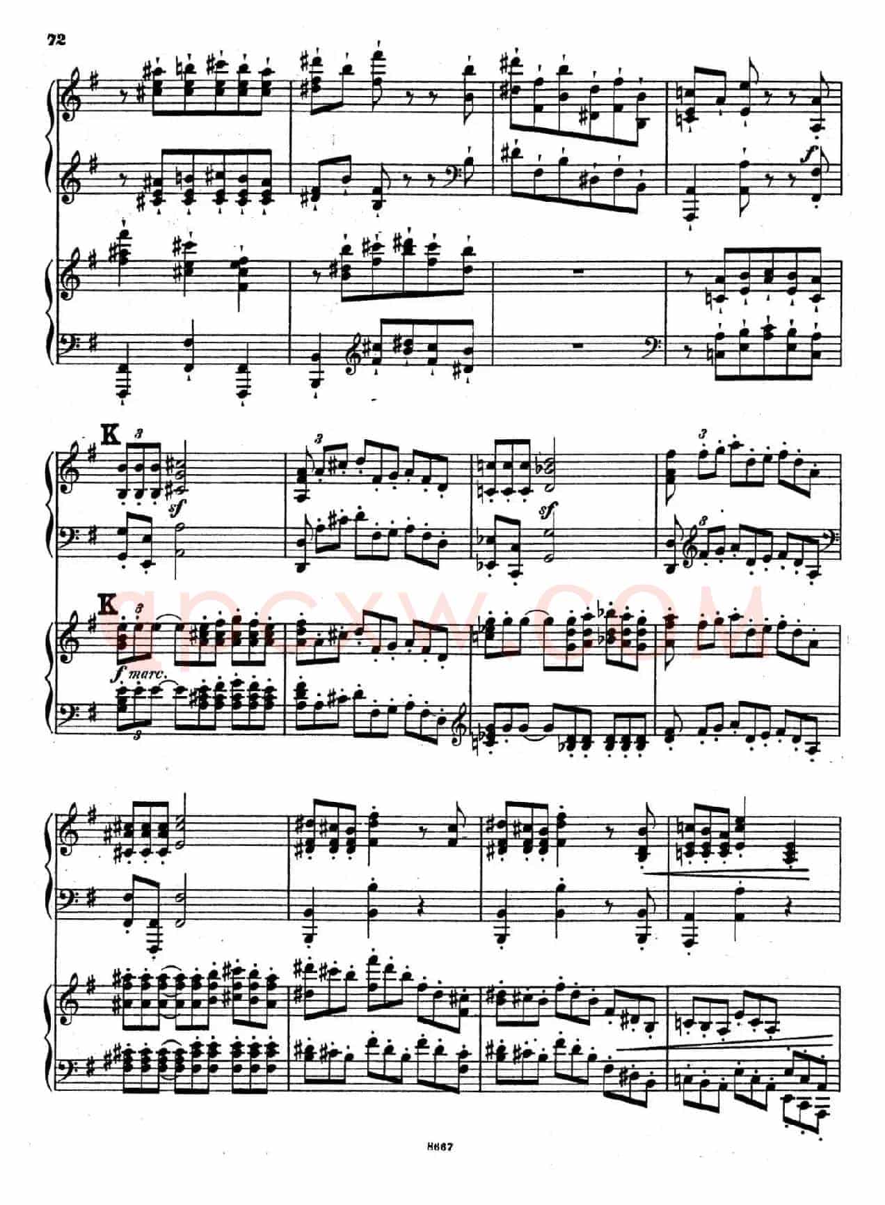 Symphony No.4 in e Minor Op.98(e小调第四交响曲·双钢琴)