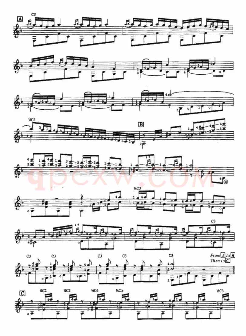 Serenata Morisca（古典吉他）
