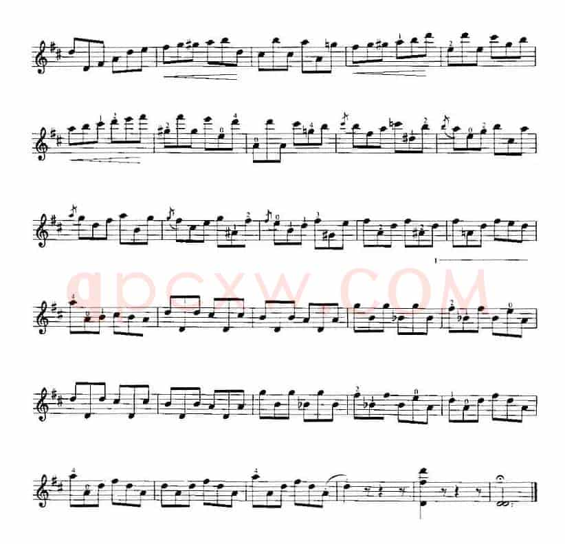 霍曼《小提琴基础教程》选曲：练习曲之二