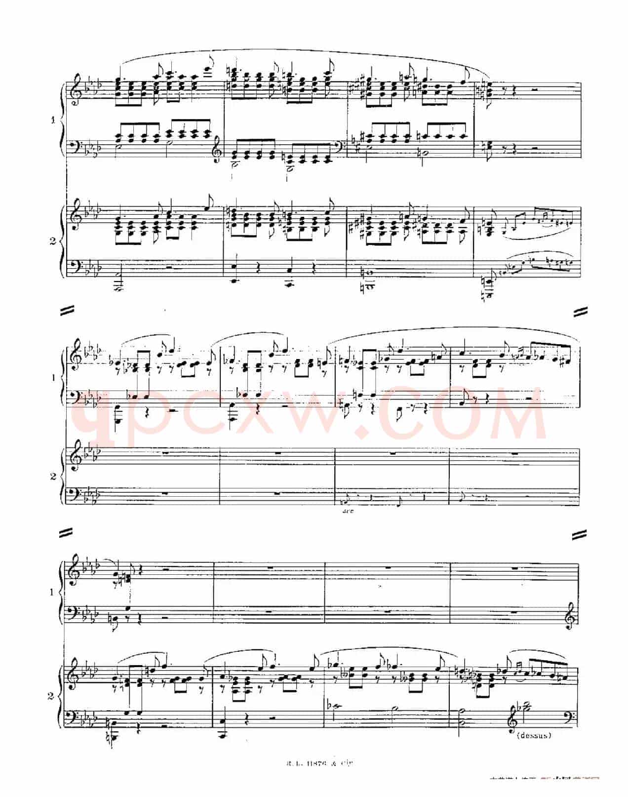 Concerto for 2 Pianos in d Minor(d小调双钢琴协奏曲· 第二乐章)