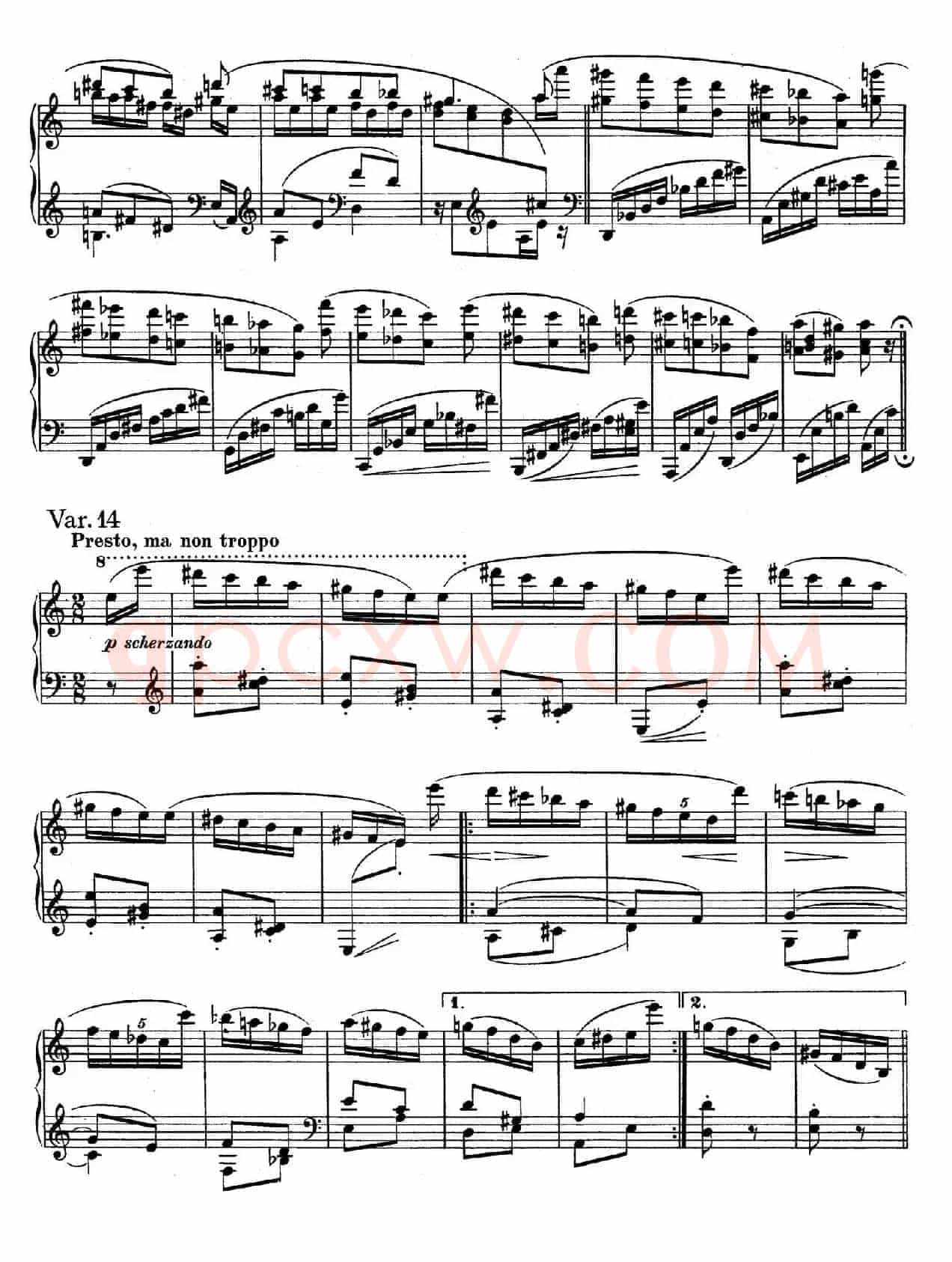 帕格尼尼主题变奏曲（Op.35 Livre2）