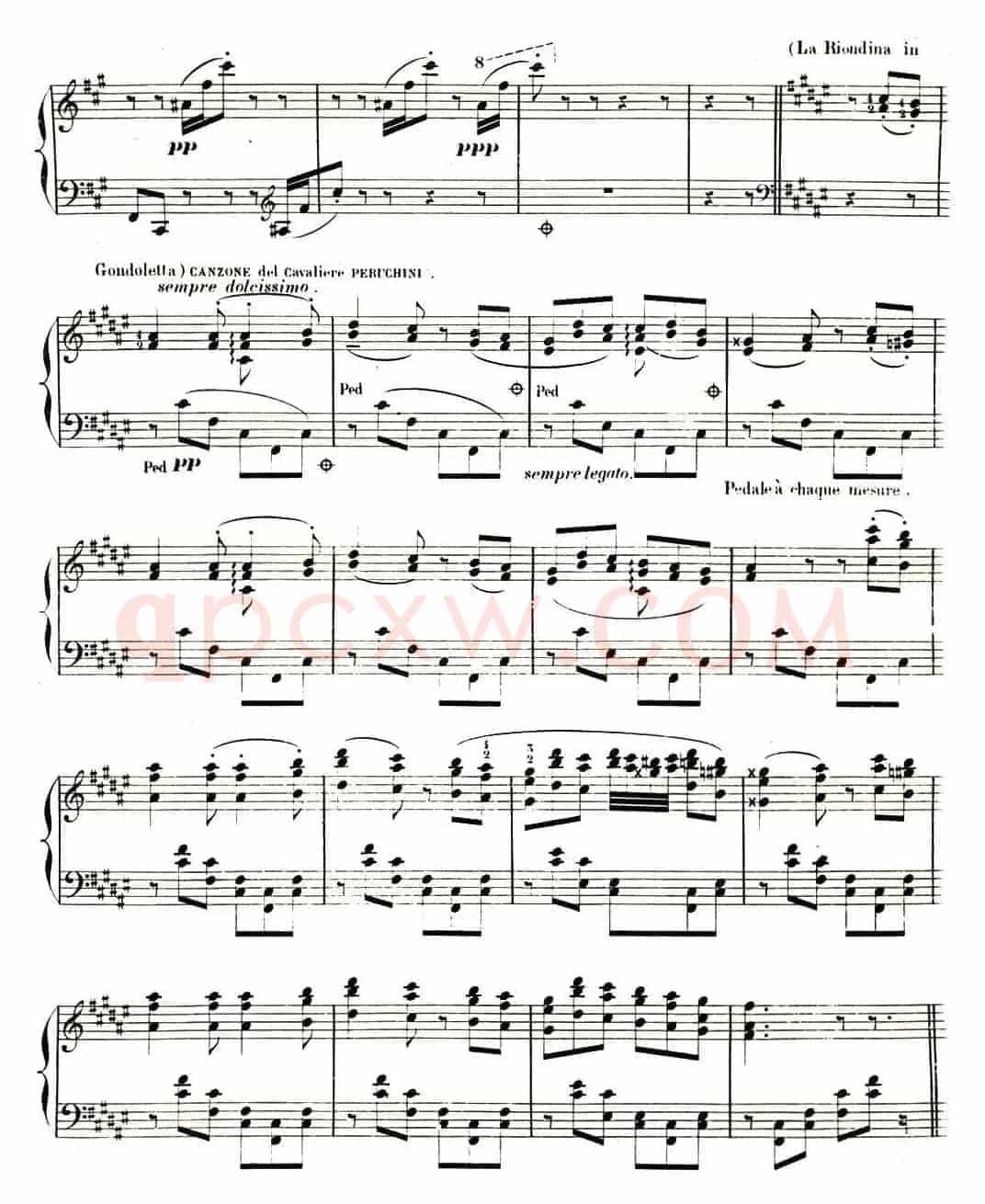 李斯特 旅游岁月 第二集遗补 威尼斯和拿波里 S.162 No.1 船歌