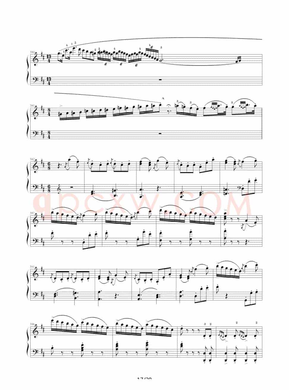 D大调奏鸣曲K.311（完整版）