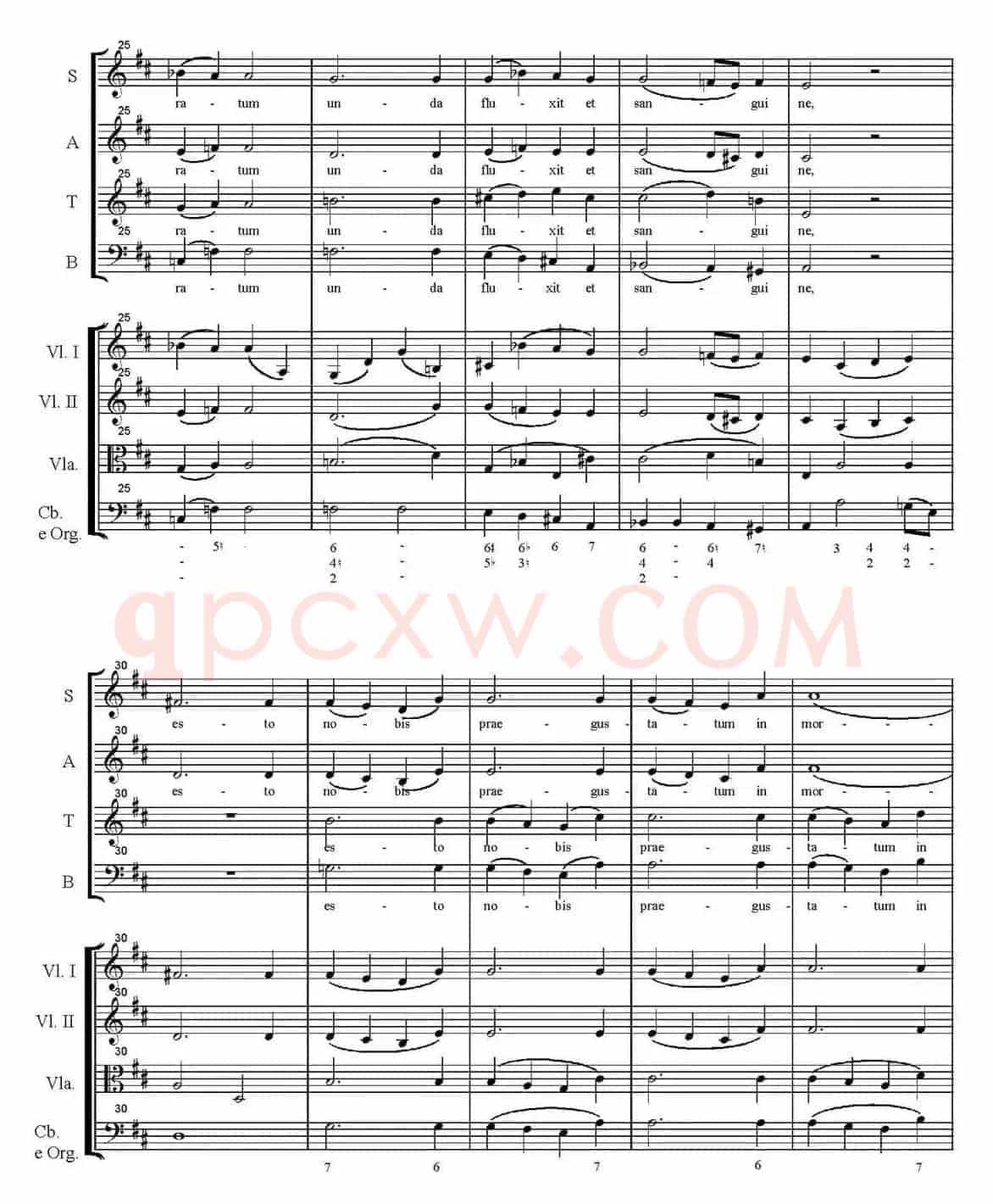 MotetteAVE VERUM CORPUS（Kochel No.618、萨克斯四重奏）