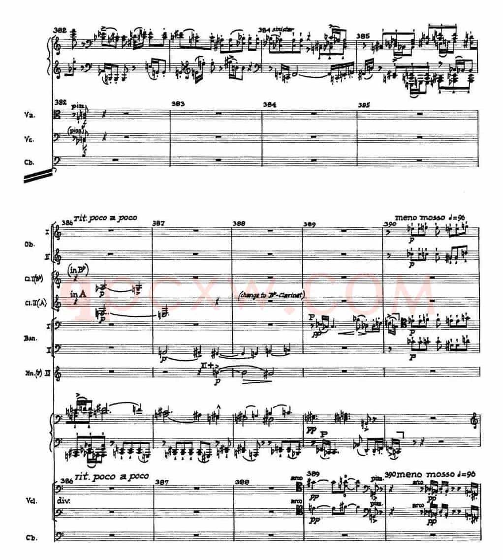 Piano Concerto Op.42（钢琴协奏曲总谱P35-66）
