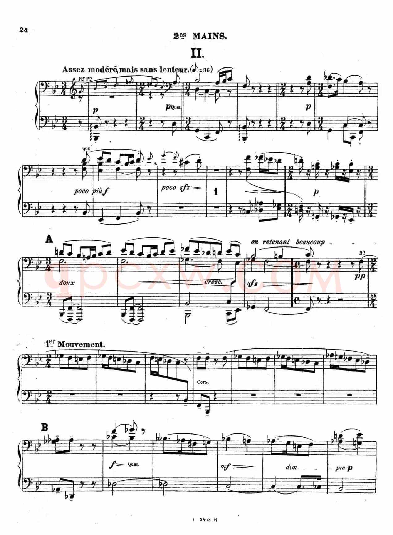 Symphony on a French Mountain Air Op.25(法国山歌交响曲·双钢琴·Ⅱ)