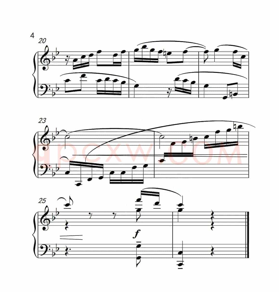 第四级B组 送大哥（中国音乐学院钢琴考级作品1~6级）