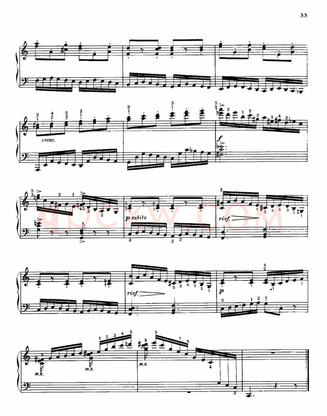 20 Petites Etudes, Op.91（20首小型练习曲）（14）