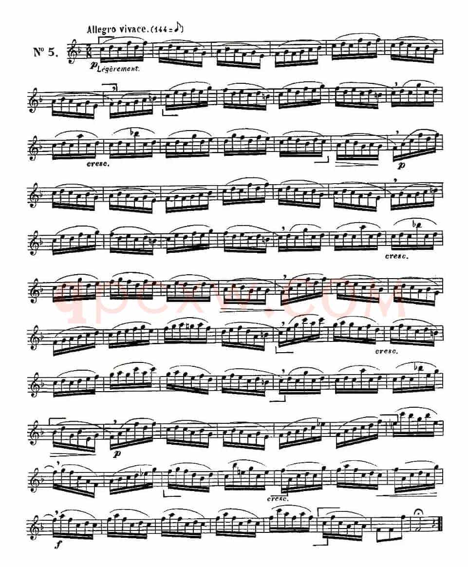 Klose Etudes Chantantes Pour Saxophone（KLOSE的15首练习曲集）