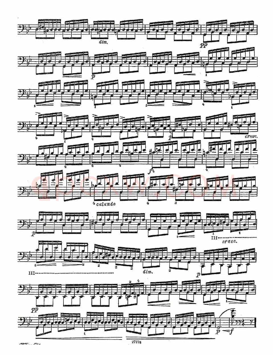 A. Piatti 12 Caprice Op.25（皮阿蒂 12首大提琴随想曲) 第一）