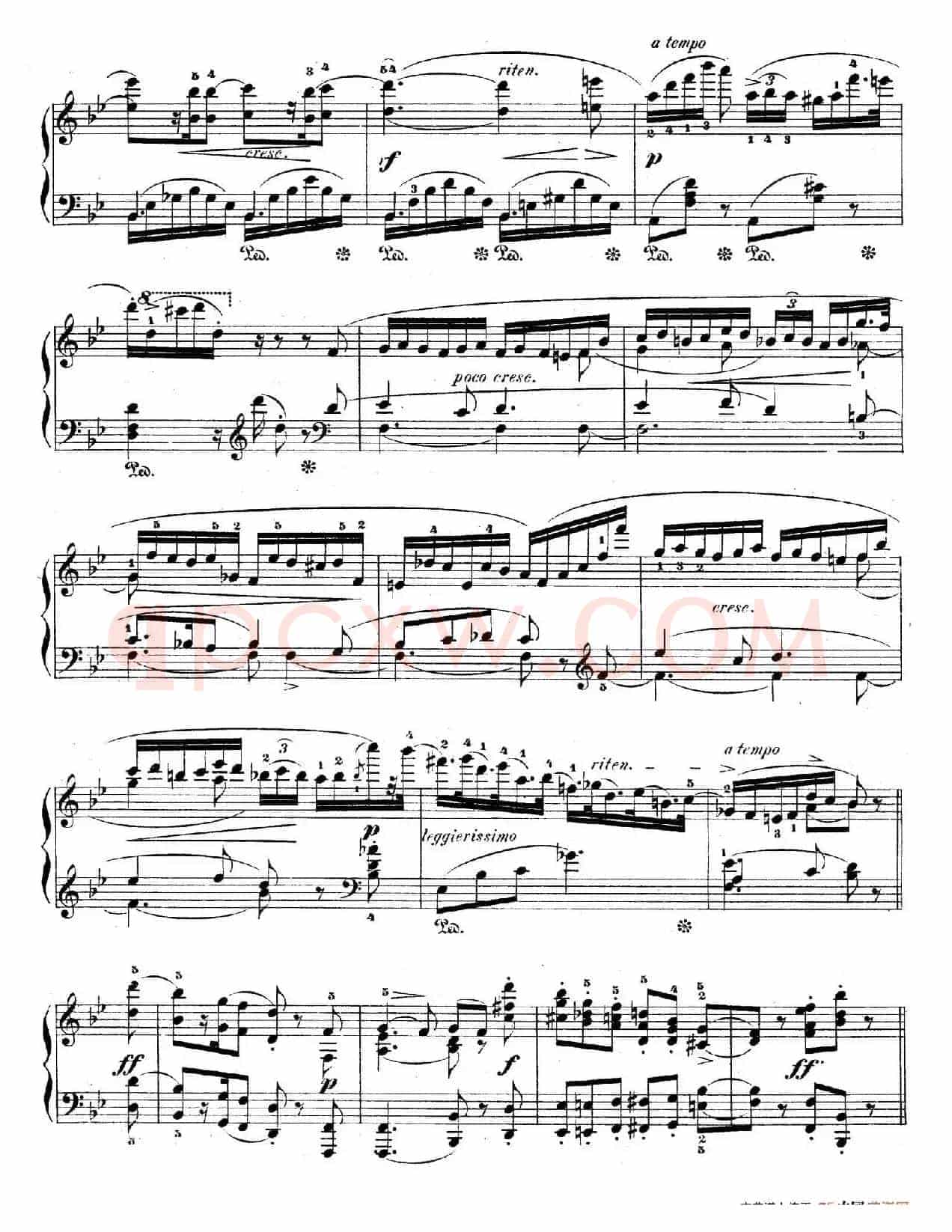 Variations on Je Vends Des Scapulaires Op.12(降B大调华丽变奏曲)