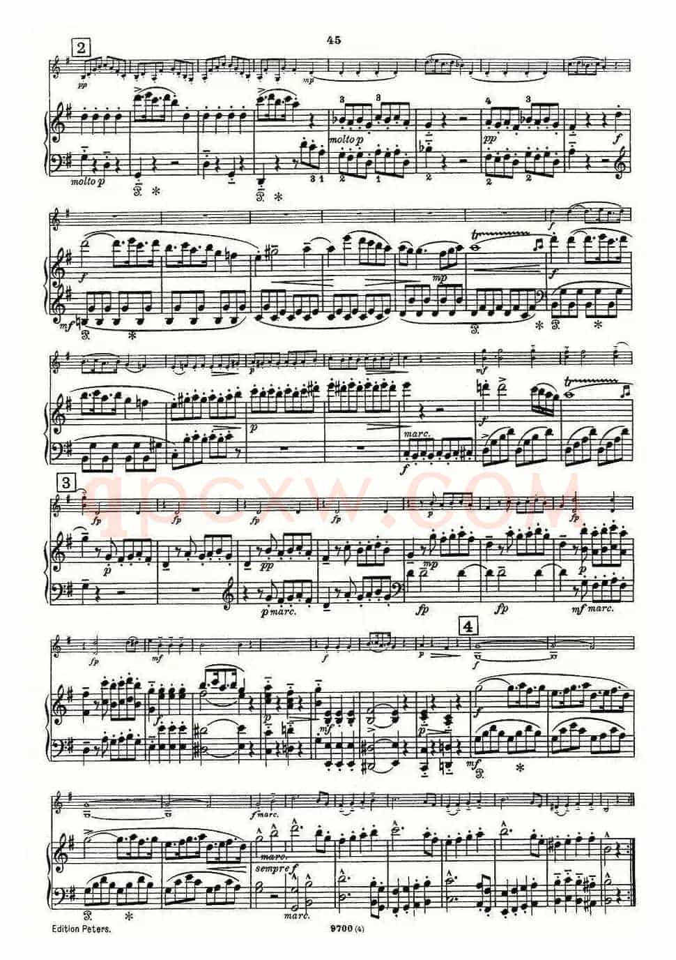 Mozart - Violin Sonata No.4, KV. 304（第四小提琴奏鸣曲）