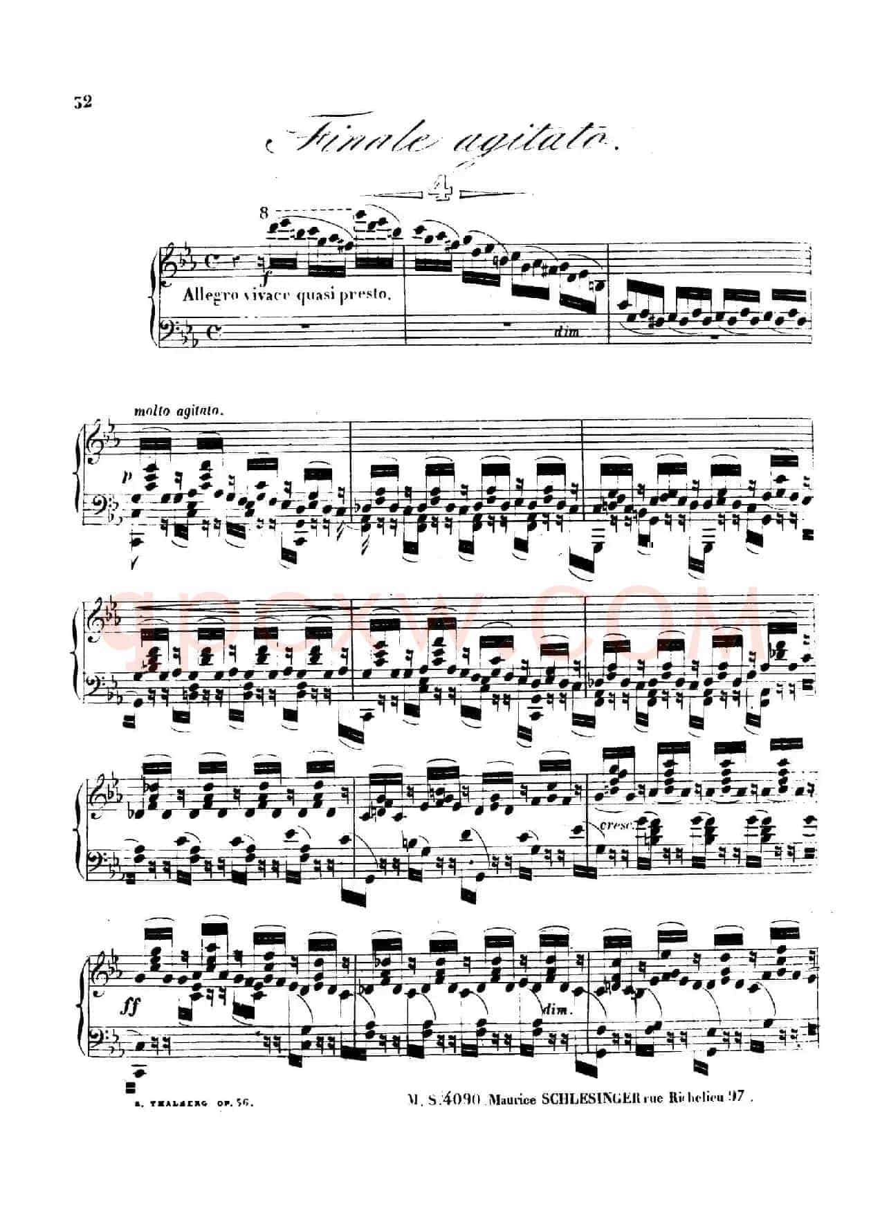 c小调钢琴奏鸣曲 （Piano Sonata in c Minor Op.56）