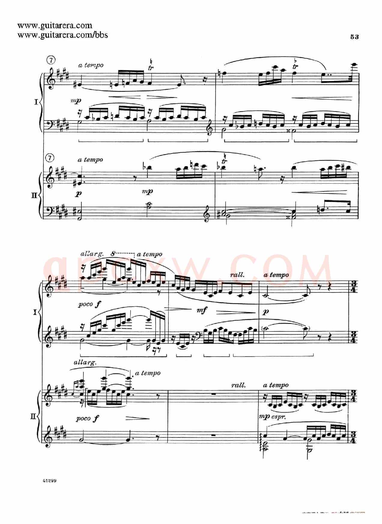 Piano Concerto Op.38(钢琴协奏曲·双钢琴·第二乐章)