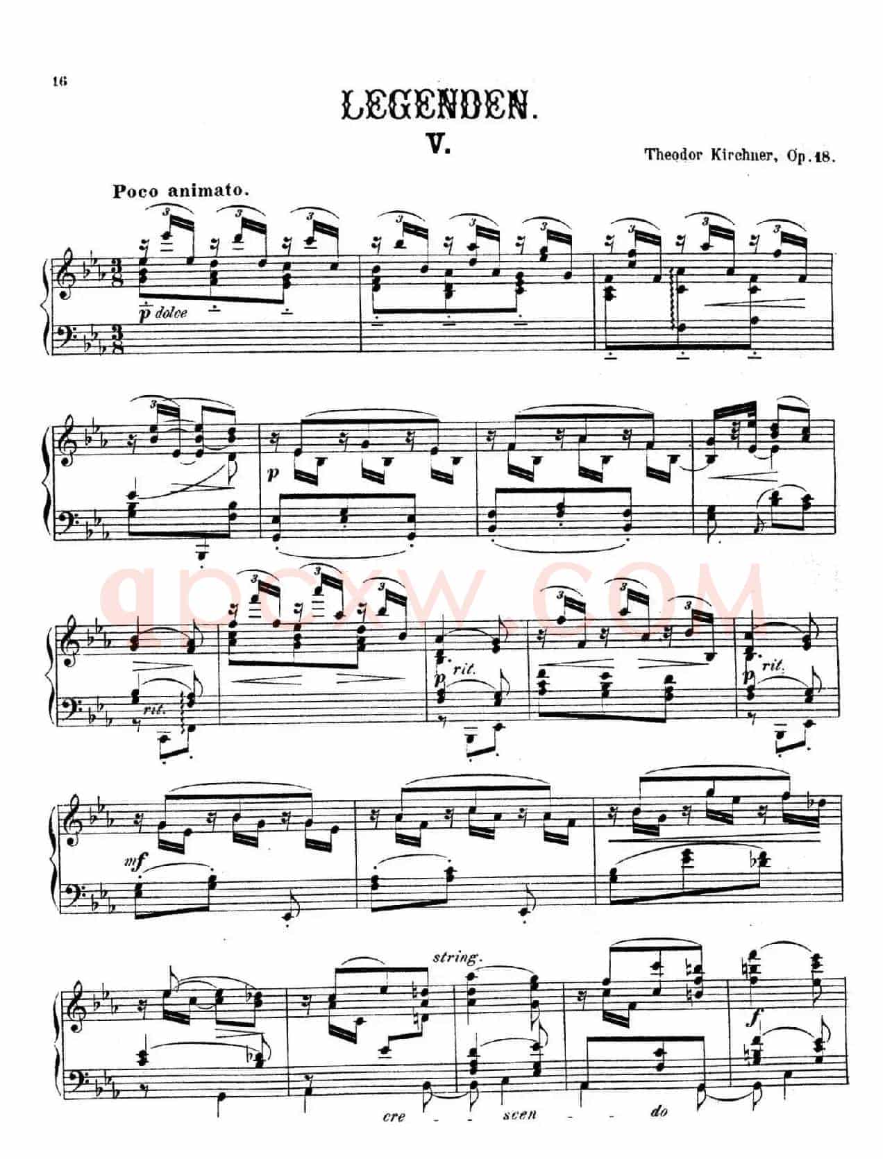 Legenden Op.18（9首传奇·Ⅴ）