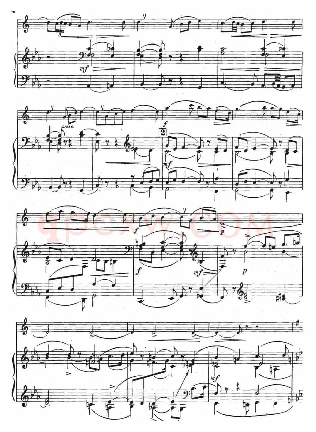 Glazunov Op.109（格拉组诺夫协奏曲Op.109）（萨克斯+钢琴伴奏）