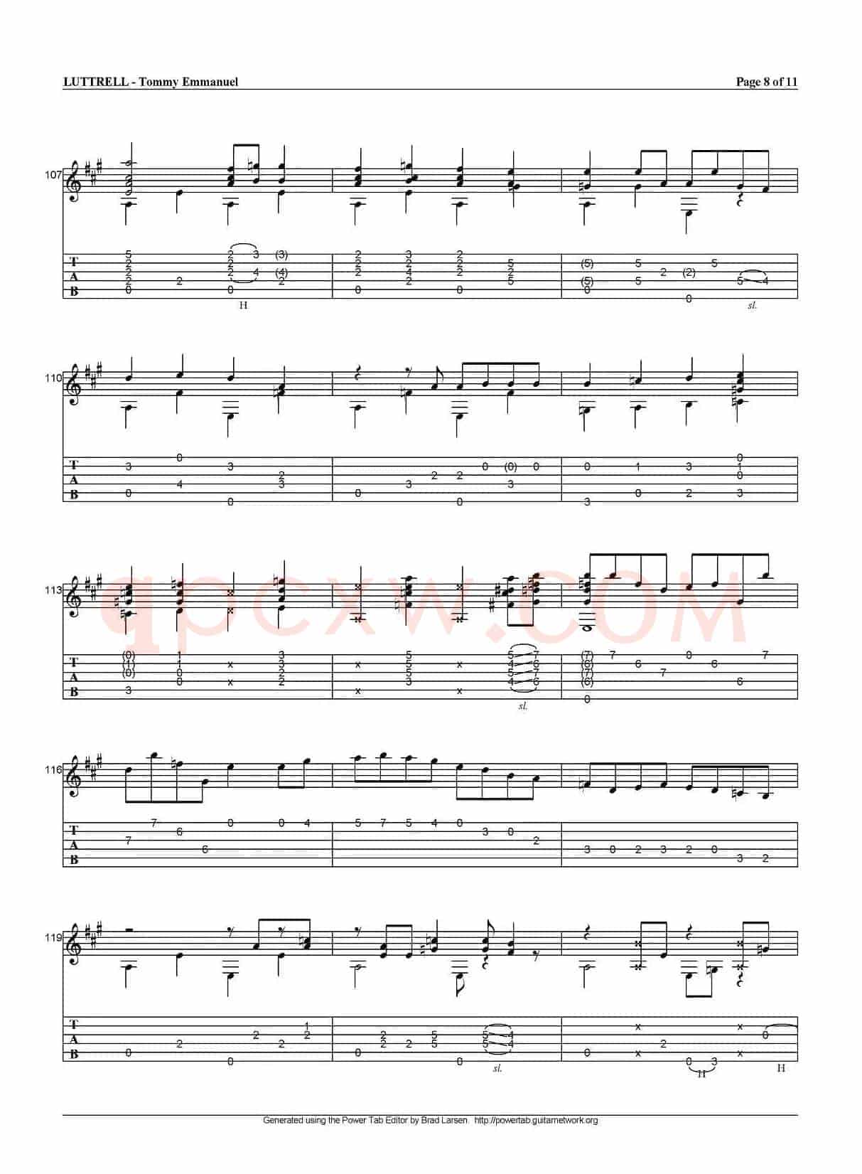tommy emmanuel：luttrell（指弹吉他）