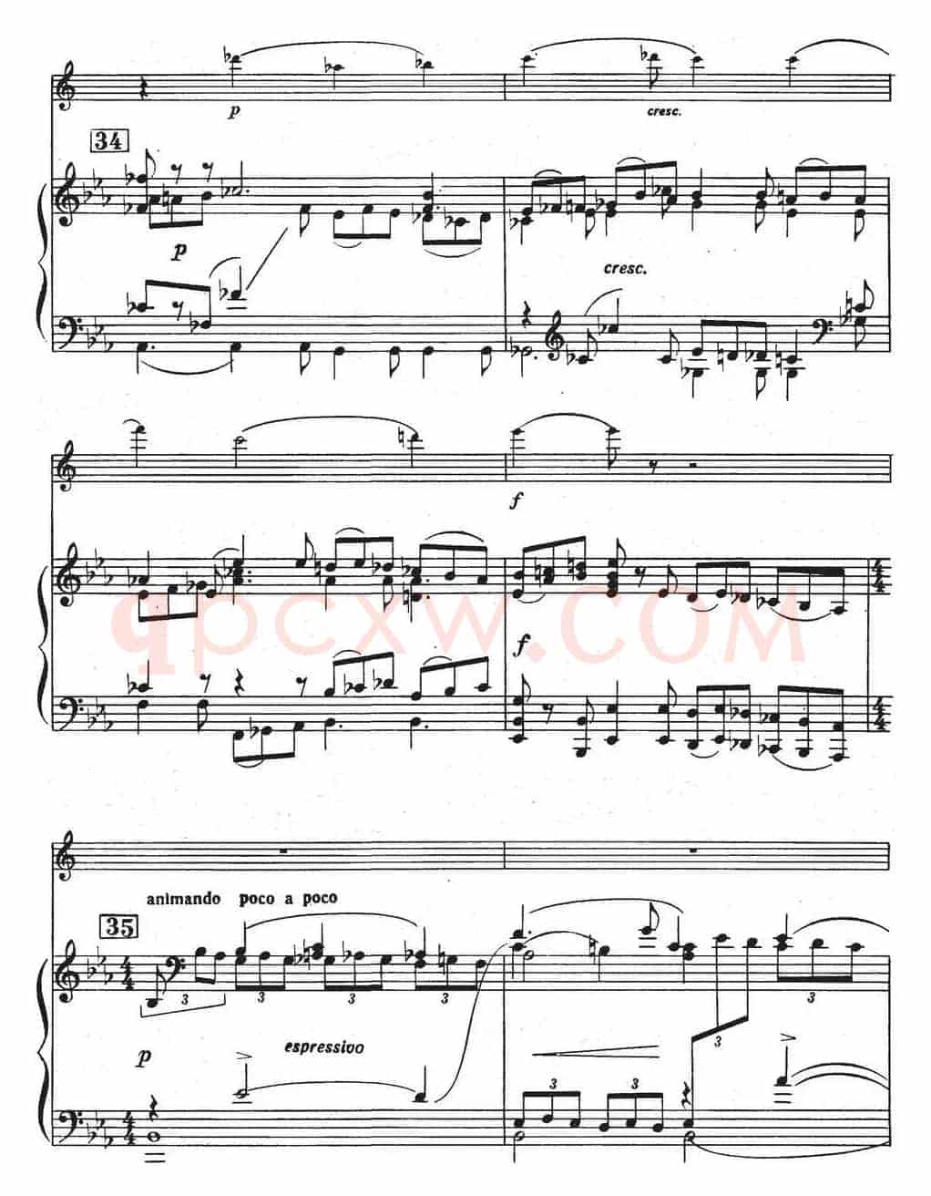 Glazunov Op.109（格拉组诺夫协奏曲Op.109）（萨克斯+钢琴伴奏）