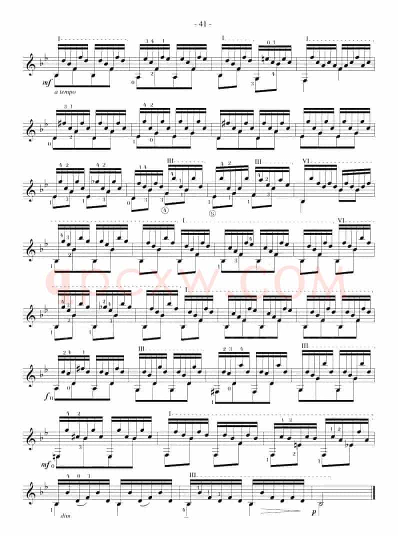 Sor-Coste《26 Studies》（STUDY 23）