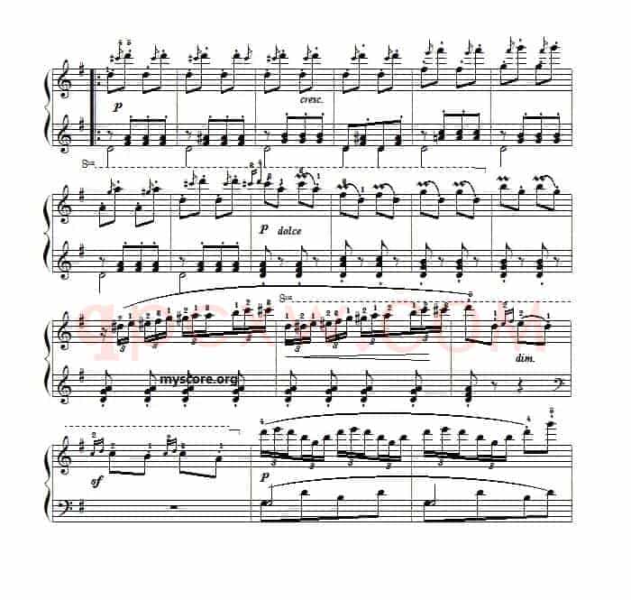 车尔尼（Czerny）849第17首曲谱及练习指导