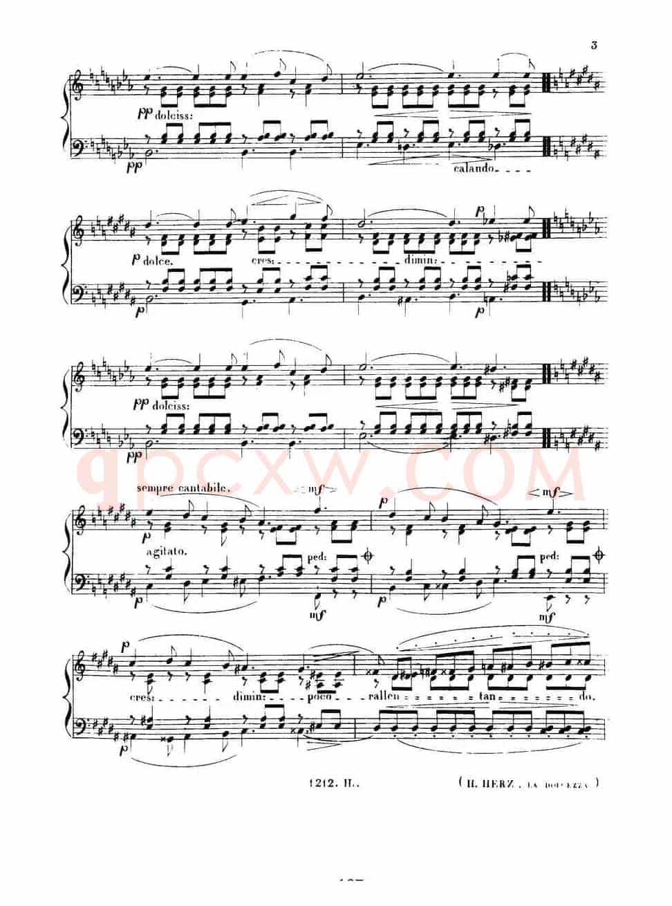 3 Nocturnes Caractéristiques Op·45(3首个性夜曲·1)