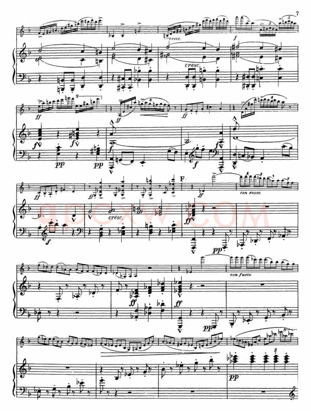Symphonie Espagnole Op.21，No.1（西班牙交响曲）（小提琴+钢琴伴奏）
