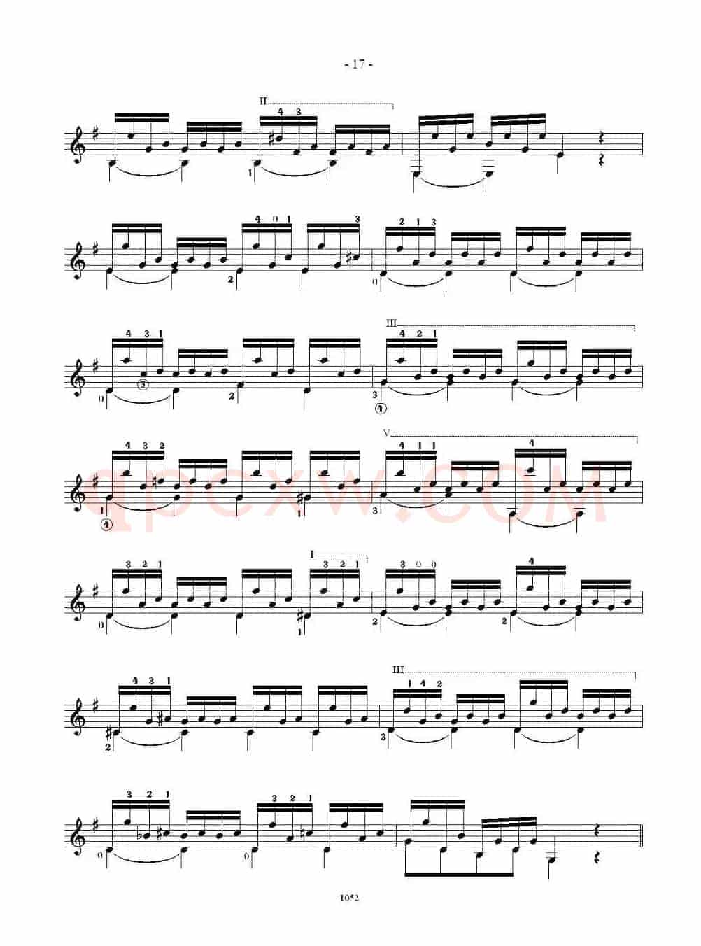 索尔·克斯特26首练习曲之11——15