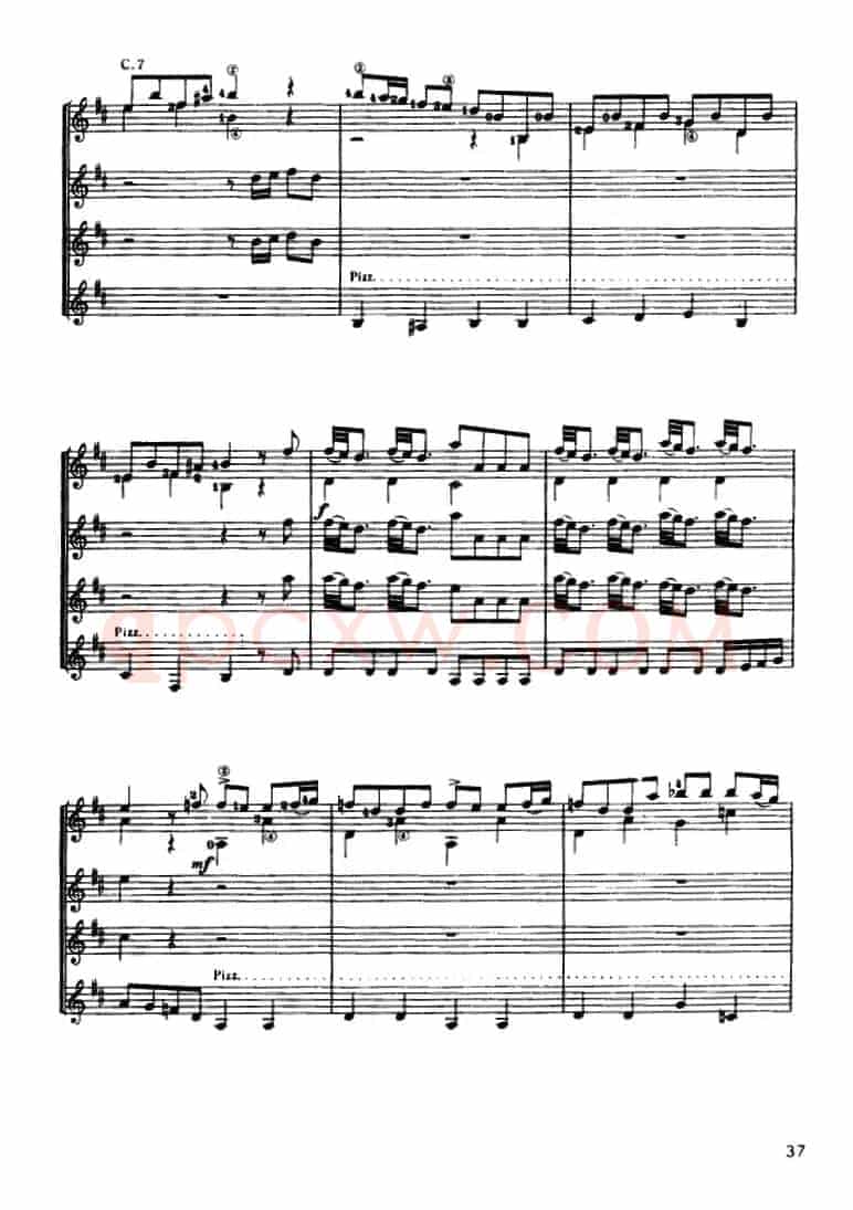 D大调协奏曲（古典吉他三重奏）