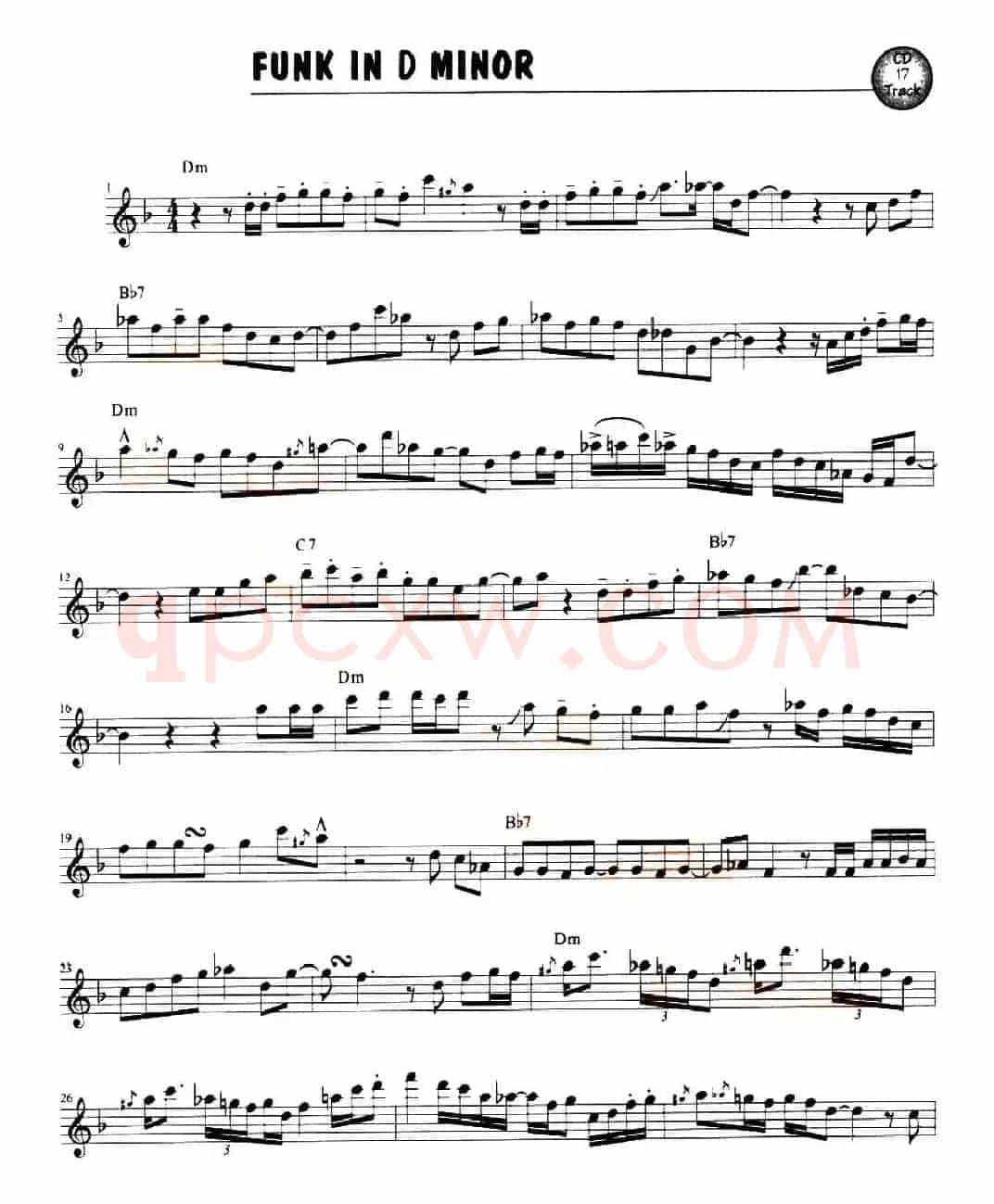 FUNK IN D MINOR