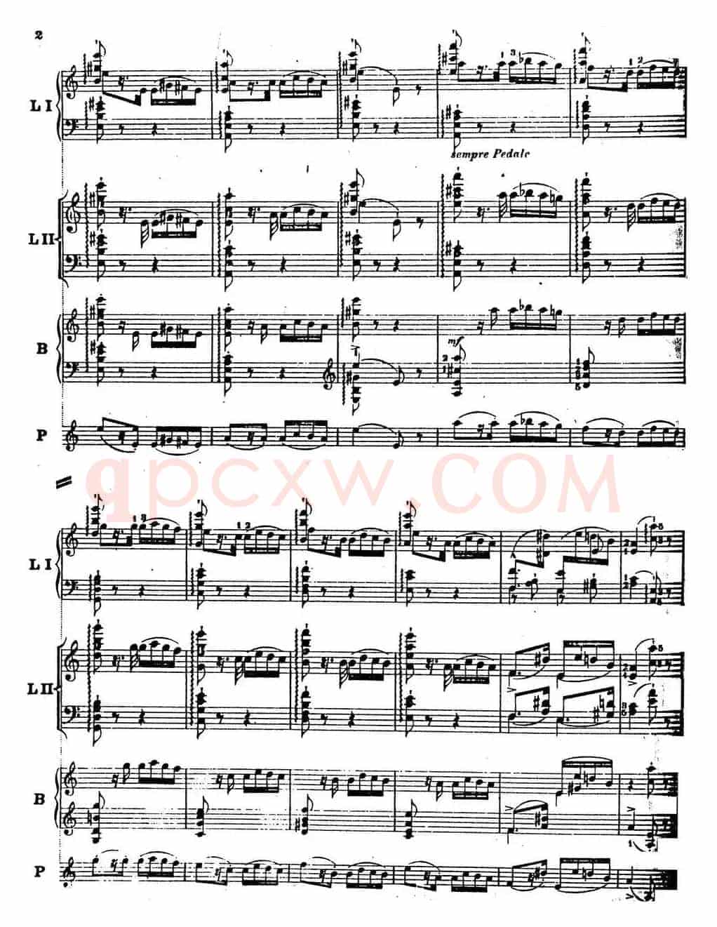6首帕格尼尼大练习曲(Thema mit Variationen Etude Nr.6)