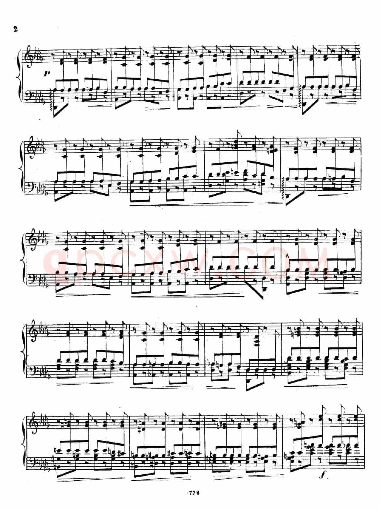 Grande Etude de Concert Tremolo Op.58(音乐会练习曲“震音”)